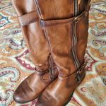None Faux leather boots sz7 Photo 4