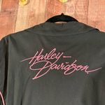 Harley Davidson Black And Pink Zip Front‎ Top Size XL Photo 6
