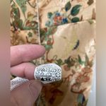 ZARA  TRF Collection Tan Oriental Floral Print Satin  Kimono Duster Dress Photo 4