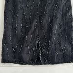 Allyson Whitmore Black Vintage 80s Beaded/Sequins Dress 100% Silk Size M… Size M Photo 7