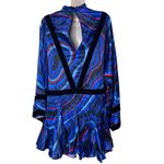 NWT Rhode Rhea cutout printed silk Photo 3