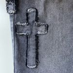 Ashley Mason Grey Cross Boot-Cut Jeans  Photo 2