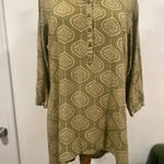 Utsa Boho Hippie Tunic Kurta viscose Green Size Large Photo 2
