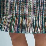 Maeve  Anthropologie Tweed Fringe Pencil Skirt Photo 4