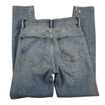 AGOLDE Nico High Rise Slim Jeans Button Fly Light Distressing Med Wash Size 25 Photo 8
