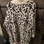 UGG  Women's Cream and Black Animal Print Cardigan Photo 2