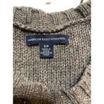 American Eagle Cable Knit Size Small Sweater Grey Neutral Closet Staple Photo 3