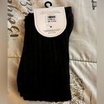 Black and Snow Flake Over the Knee Socks OSFM Black Photo 3