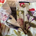 Lands' End  Floral Mid-Rise Straight Leg Crop Pants. Size 4. Garden whimsical EUC Photo 4