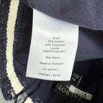 Talbots Vintage  Navy & White Woven Cotton Striped Pencil Skirt 4P Photo 6