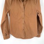Madewell Darted Button-Up Shirt in (Re)generative Chino Western Long Sleeve Photo 7