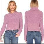Free People Stormy Wool Blend Sweater Cowl Neck light purple Size Small Photo 5