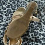 Dream Paris DREAM PAIRS Jones Gold Open Toe Low Heel Wedge Sandals 6.5 Photo 5