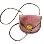 Dooney & Bourke Vintage Rare Purple Mini Cavalry Crossbody Punk Goth Bag Photo 0