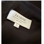 La Ligne Black Silk Midi Sasha Dress Size Large / 10 Photo 7