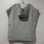 Smartwool  women’s sleeveless terry Gray Hoodie size L Photo 2