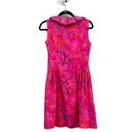Elie Tahari Floral Print Sleeveless Pleated Fit and Flare Dress Size 10 Photo 1