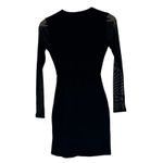 Windsor NWT Cut Out Mini Dress Womens XS Long Mesh Sleeve Bodycon Going Out Photo 2