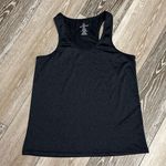 NWOT! Real Essentials Sz M Racerback Tank Top Dry Fit Space Dye Black Size M Photo 1