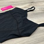 Terez NWT  Corset Crop Top Athletic Bra Tank Black w/ Black Gemstone Size XXS Photo 1