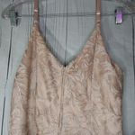 Speechless  Junior 7 Nude Blush Sparkle V Neck Sleeveless Mini Dress Photo 8