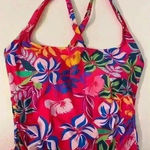 Caribbean Joe  Women’s Swimsuit One-Piece Tropical‎ Print Size 14 Photo 0