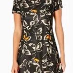 Farm Rio Adidas X  Butterfly Athletic Tennis Dress In Black Medium Photo 0