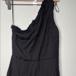 Blue Rain  Francesca’s One Shoulder Black Dress size M Photo 3