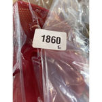 Frederick's of Hollywood  Red Push Up Bra Padded Underwire Mesh Bow‎ 34DD Photo 4