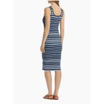 Design History NEW NWT Striped Rib-Knit Tank Dress Blue size Medium Photo 2