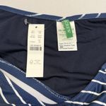 J.Crew Cutout One Shoulder One Piece Swimsuit NEW Navy Blue White Stripe Swim 22 Photo 9