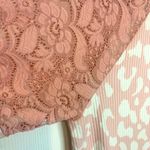 Pink Cheetah & Lace. #0192 White Size 2X Photo 2