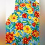 Vintage bright floral summer mini slip dress Size M Photo 4