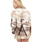 BDG New Urban Outfitters  Printed Denim Shirt Oversized Western Cowgirl Print XS Photo 1