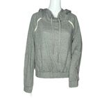 Free People  Women’s Kimmie Hoodie Gray Cropped Long Sleeve Size Medium‎ Photo 1