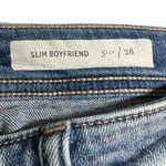 Anthropologie Pilcro | Size 28 | Embroidered Slim Boyfriend Straight Leg Jeans Photo 4