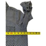 a.n.a  New Approach Women Size Medium Black White Shirt Button Up Sheer (5-246) Photo 3