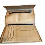 Goblelins Art Vintage Dog Wallet Diamond Leather Checkbook Size Large Many Slots White Photo 5