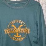 Yellowstone Dutton Ranch green gold top sweatshirt Size M Photo 1