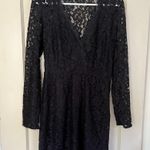 WAYF Like new  black lace long sleeve dress Photo 3