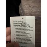 Lululemon Seamless train Racerback Navy Blue NEW Size Large top Photo 2