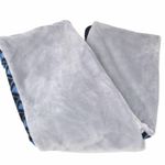 Vera Bradley Fleece Loops Scarf Penguins Intersia Blue Black White Photo 1