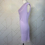 La Perla Malizia Lavender Cowl Neck Jersey Dress Photo 5