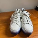 Keds  Tripple Up Lace Up Platform Sneaker Blue White Stripe Canvas Shoe W8 Photo 1