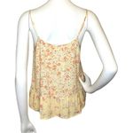 Hippie Rose  Juniors’ Womens Floral Print Yellow Tank Top Medium Photo 4