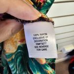 Candie's  XS Strappless Tropical Floral Purple Orange and Green Dress Photo 4