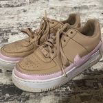 Nike Air Force 1 Jester XX Bio Beige Pink Force Sneakers Size 9 US Photo 1