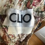 Vintage y2k Crinkled Rose Garden Print Midi Shirt from CLIO Size Medium Pink Photo 4