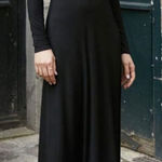 ✨Pixie Market Front Tie Cut Out Midi Black Sz Medium Dress✨ Photo 0