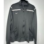 Nike  Dri-Fit Full Zip Jacket Women's Size XL Gray Athleisure Outdoor Athletic Photo 0